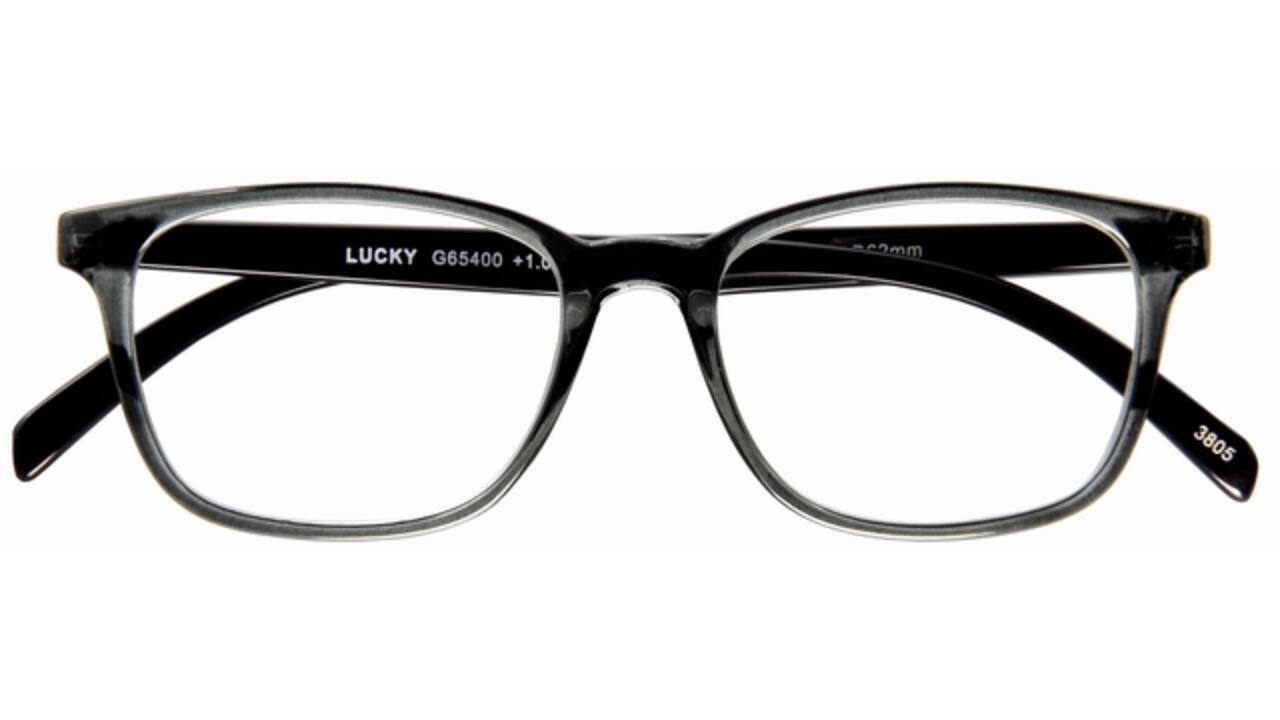 Leesbril I Need You +2.00 dpt Lucky grijs-zwart