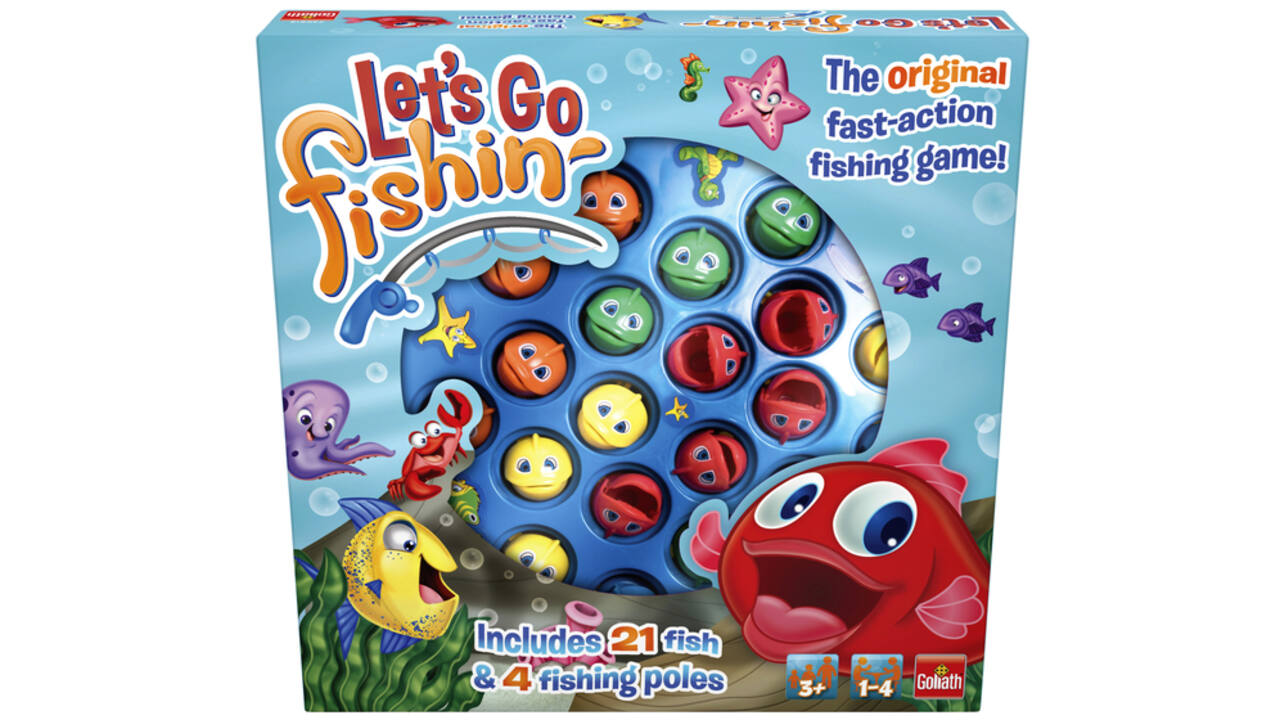 Spel Let's Go Fishing original