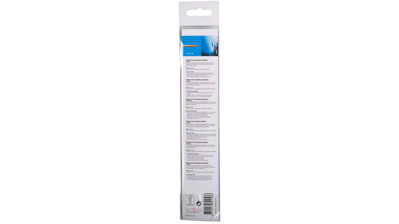 Penseel Talens Art Creation filament rond assorti set à 3 stuks