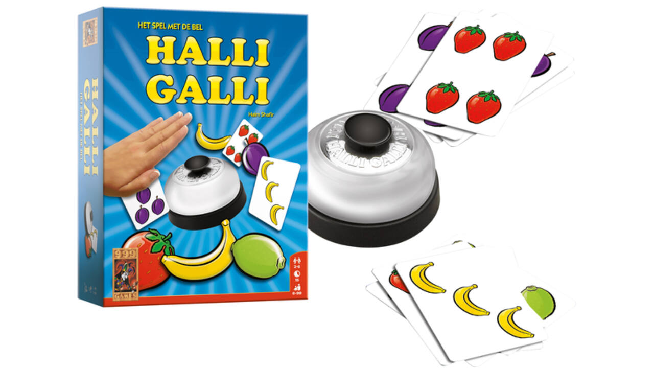 Kaartspel Halli Galli - Het spel met de bel
