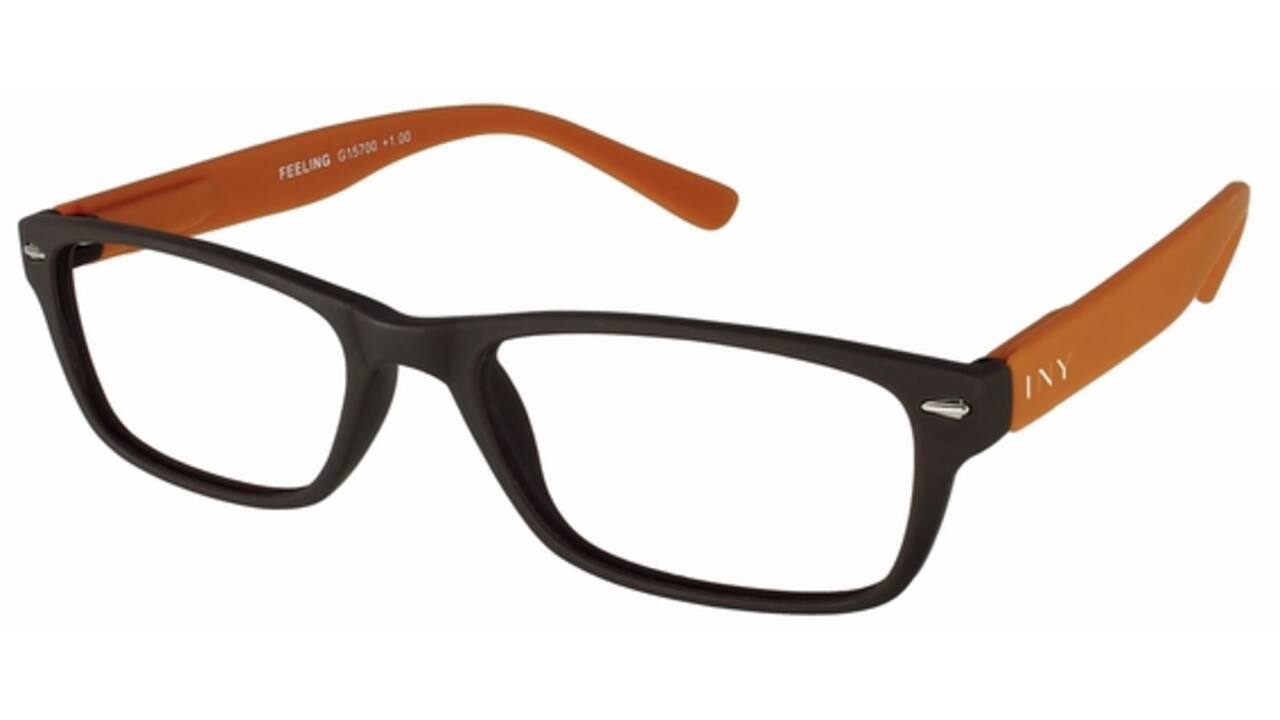 Leesbril I Need You +2.00 dpt Feeling bruin-oranje