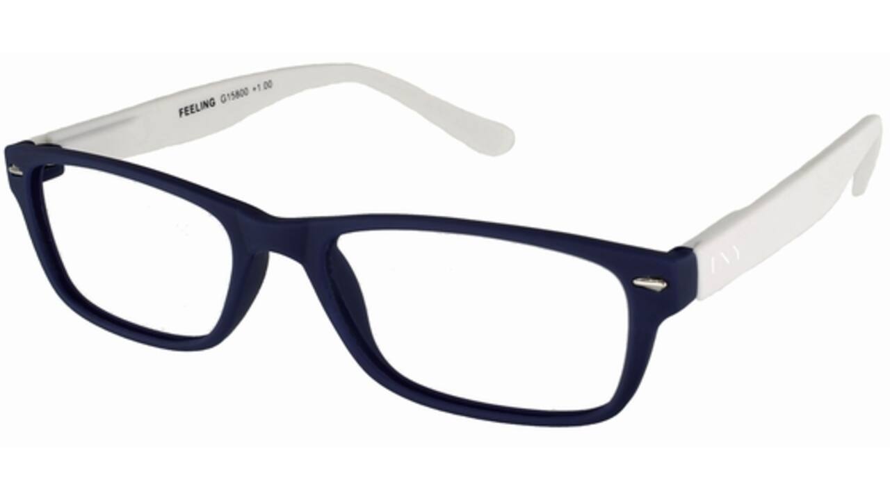 Leesbril I Need You +2.00 dpt Feeling blauw-wit