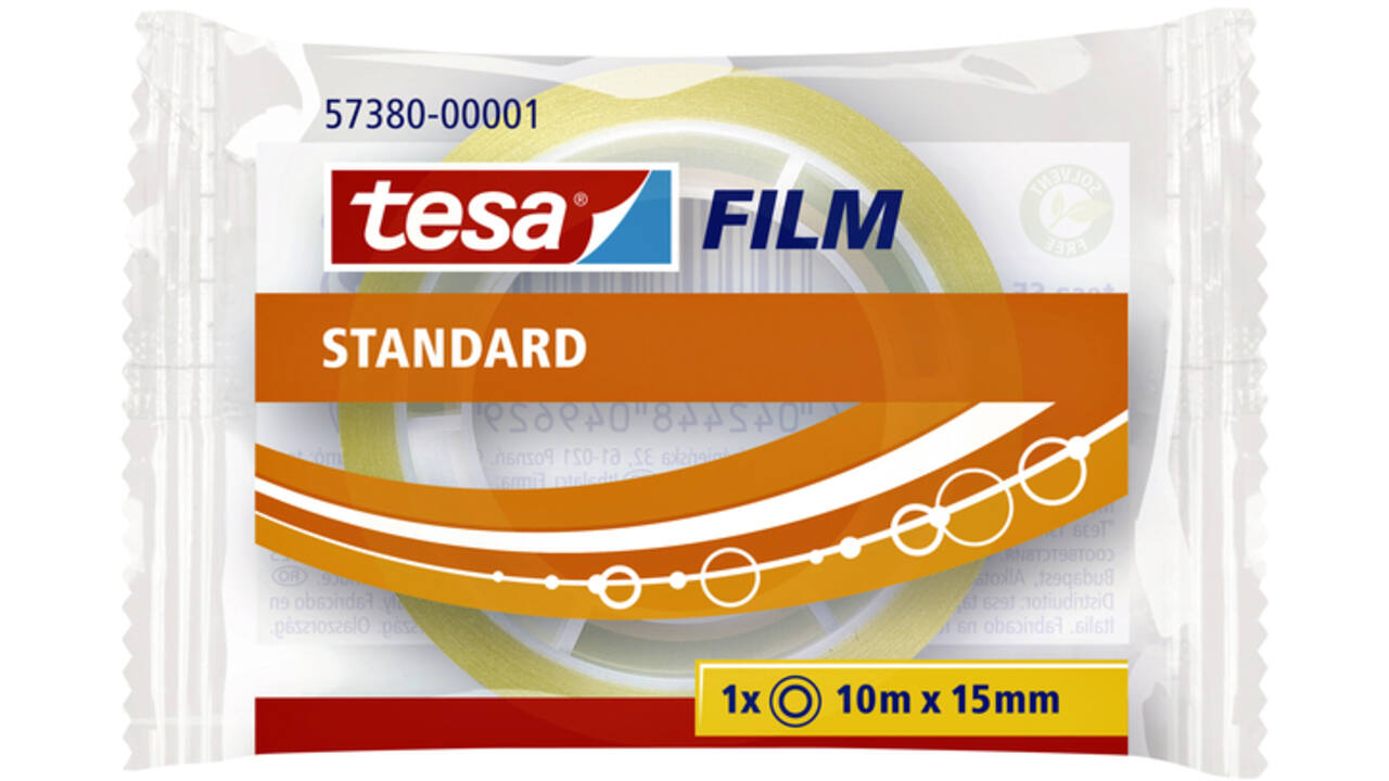 Plakband tesafilm® Standaard 10mx15mm transparant