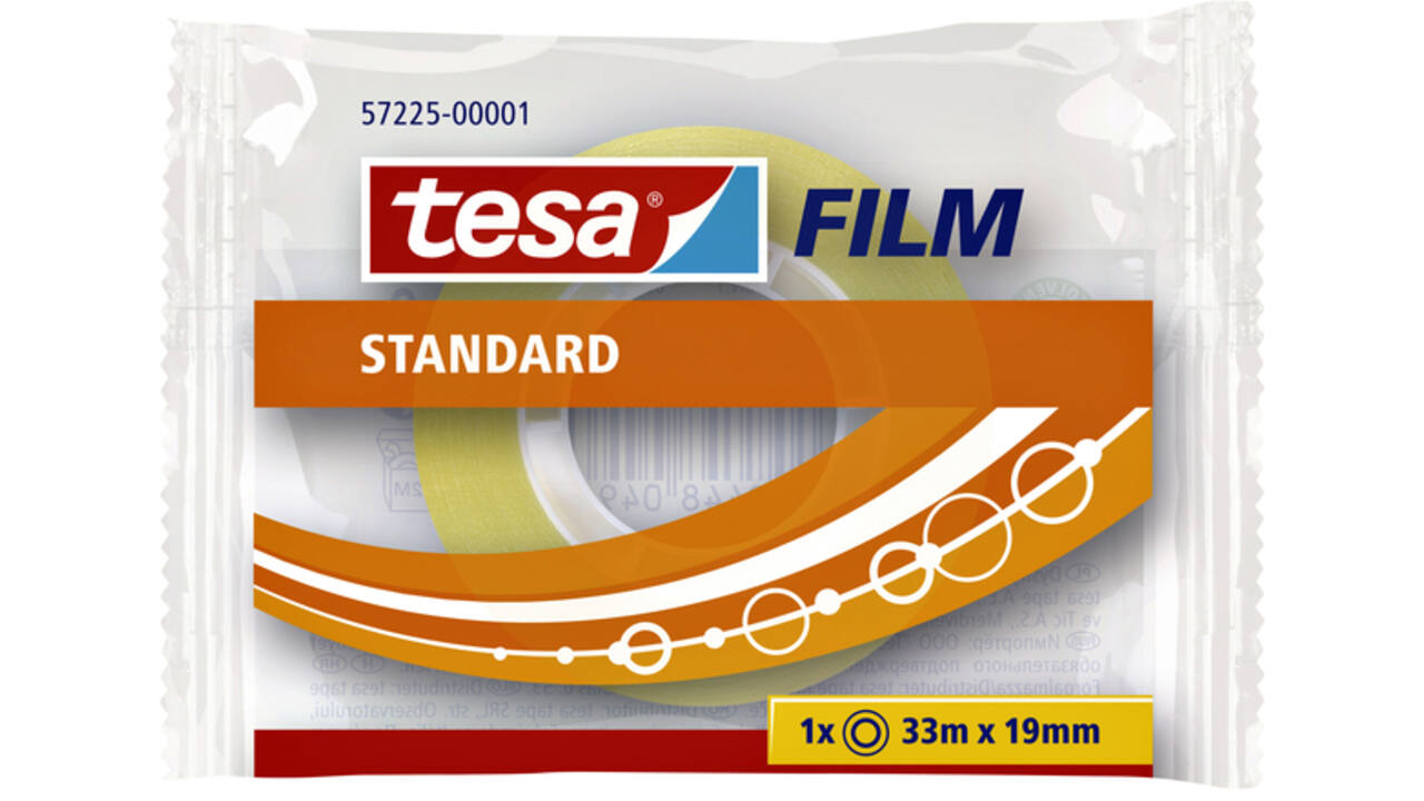 Plakband tesafilm® Standaard 33mx19mm transparant