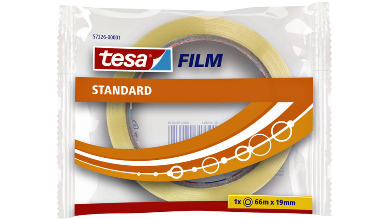 Plakband tesafilm® Standaard 66mx19mm transparant
