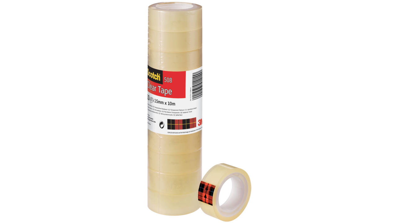 Plakband Scotch 508 15mmx10m transparant