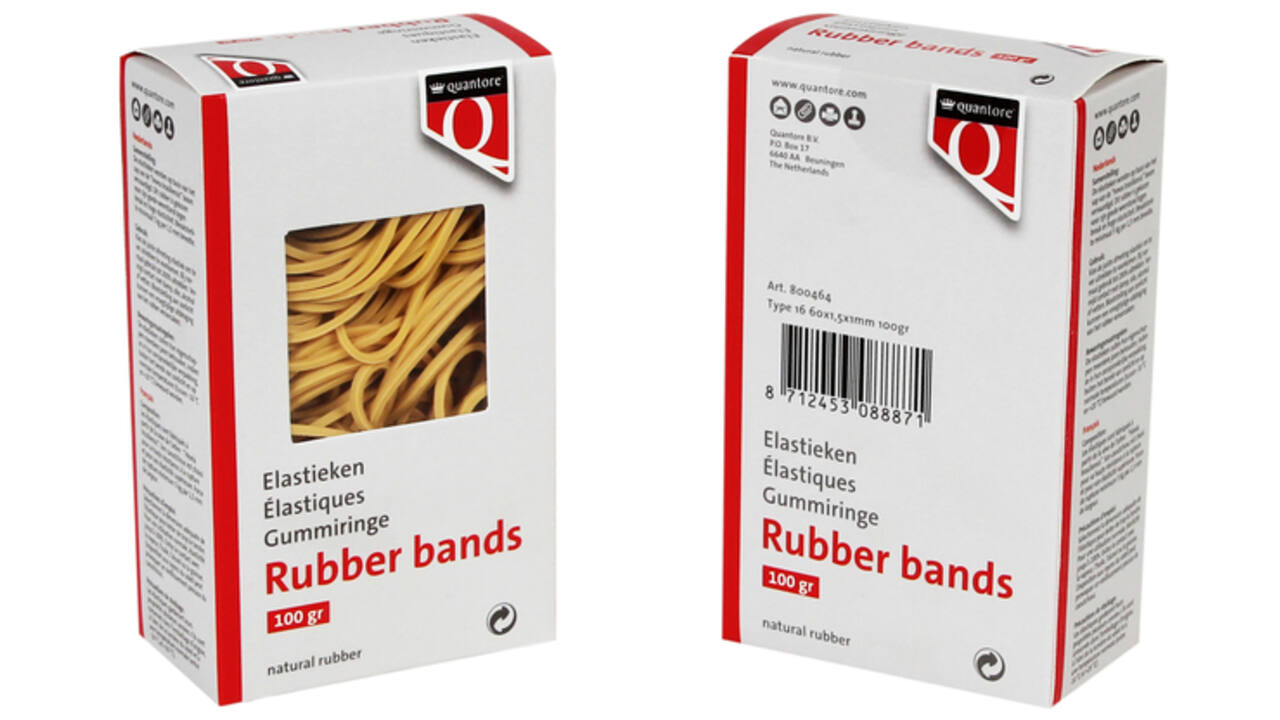 Elastiek Quantore 16 60x1,5x1mm 100gram