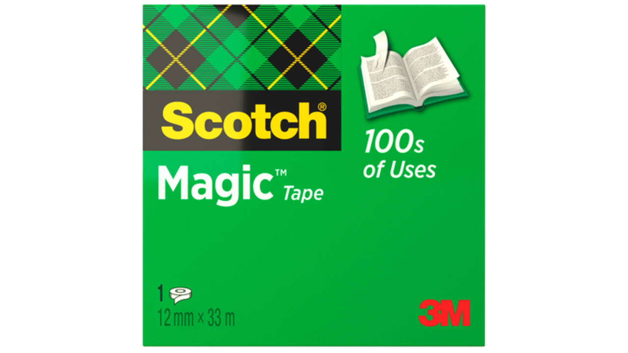 Plakband Scotch Magic 810 12mmx33m onzichtbaar mat