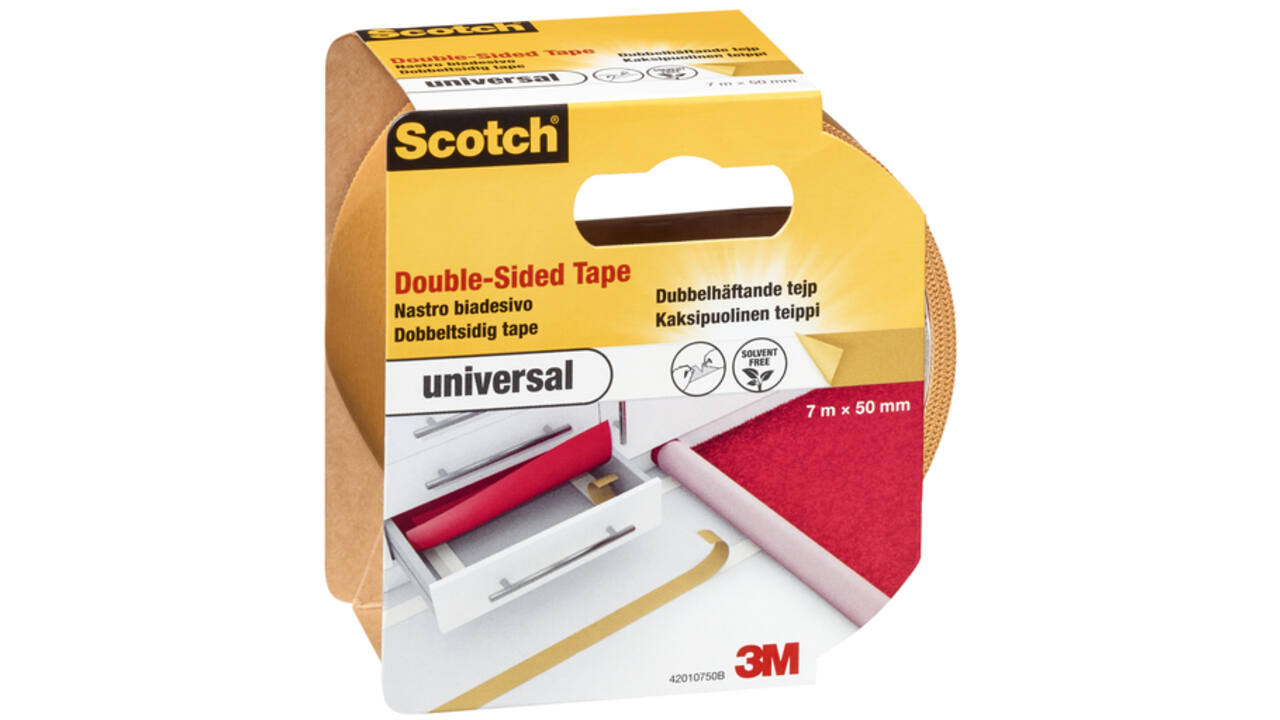 Plakband Scotch universeel dubbelzijdige 50mmx7m