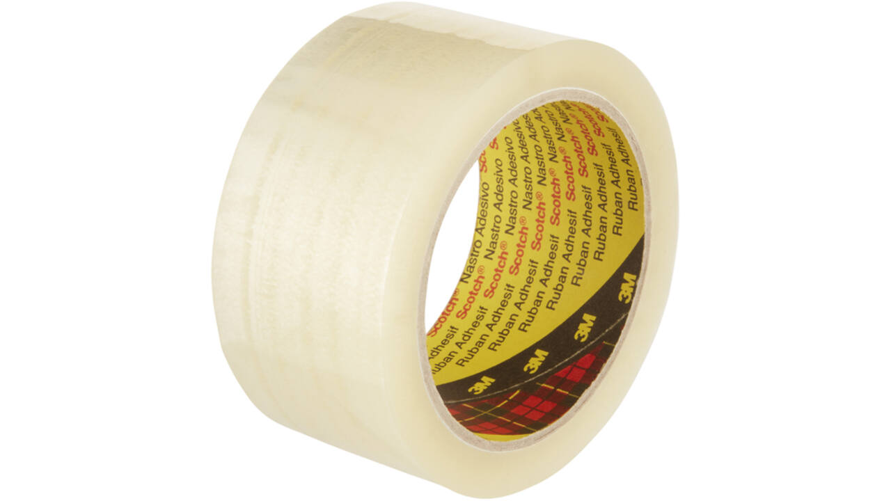 Verpakkingstape Scotch 371 50mmx66m transparant PP