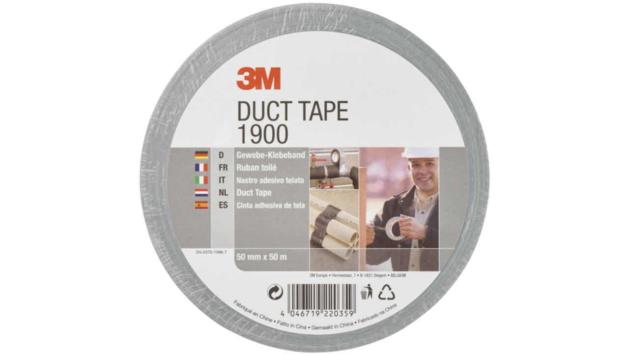 Duct tape 3M 1900 50mmx50m zilver