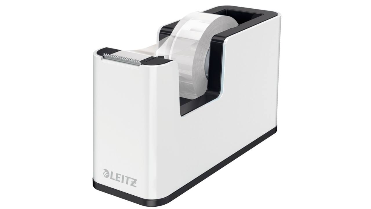 Plakbandhouder Leitz WOW wit/zwart