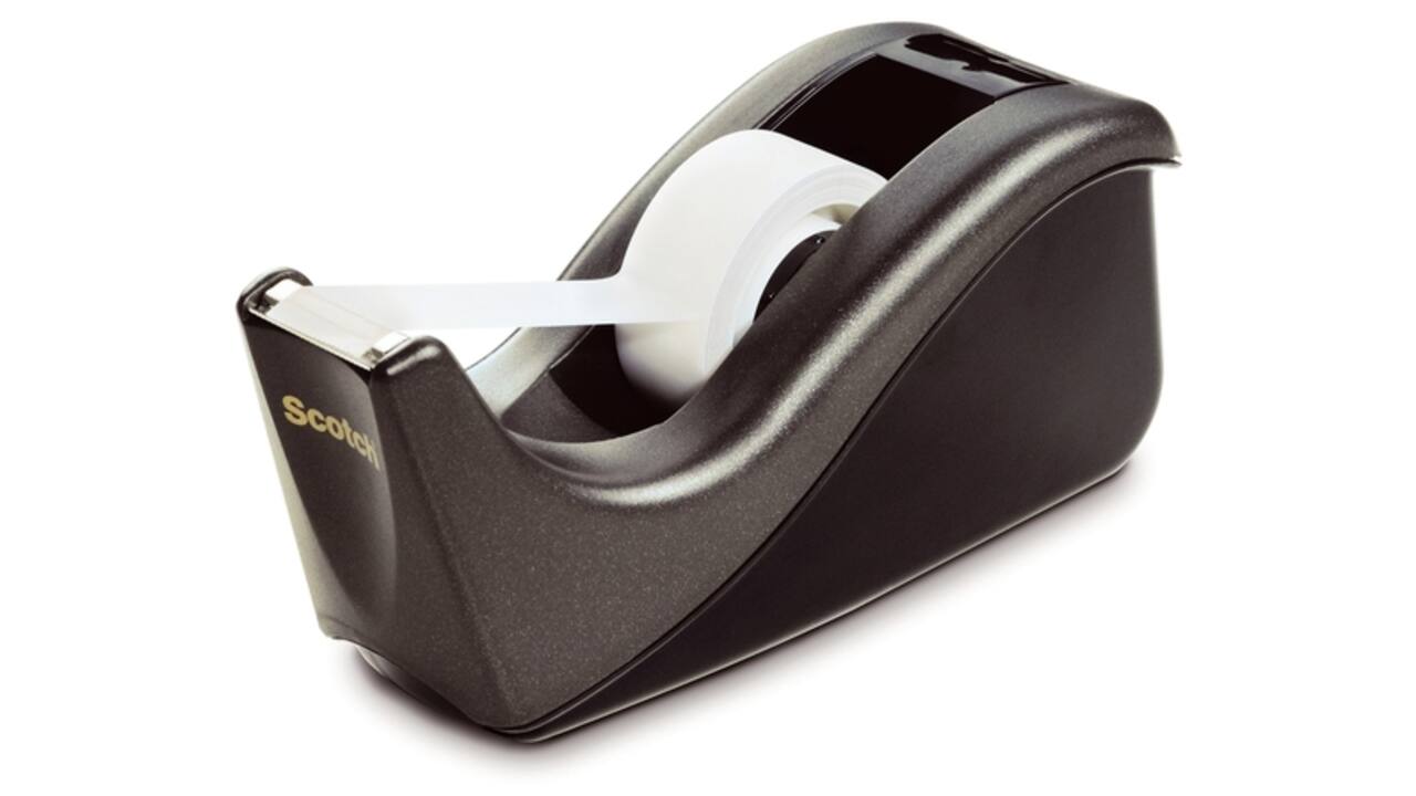 Plakbandhouder Scotch C60 zwart + 1rol magic tape 19mmx33m