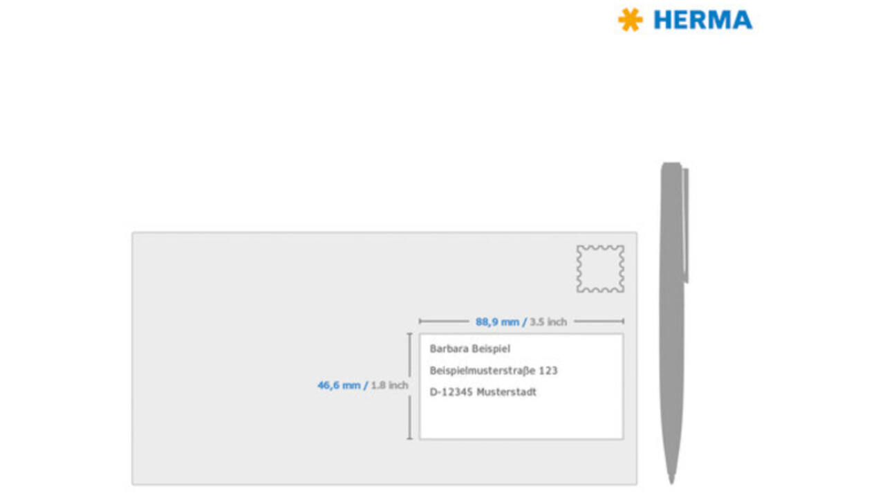 Etiket HERMA 4609 52.5x21.2mm premium wit 11200stuks