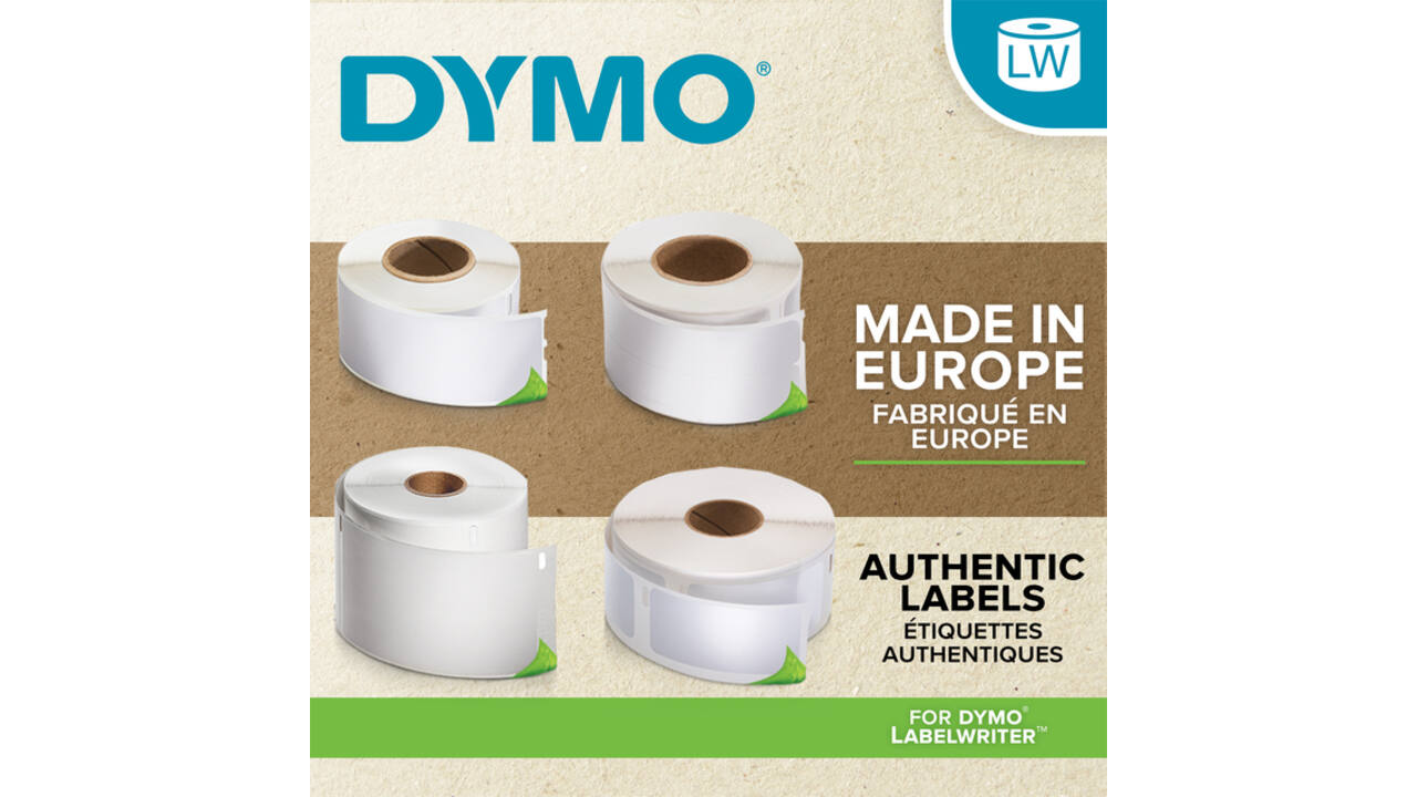 Etiket Dymo LabelWriter adressering 28x89mm 24 rollen á 130 stuks wit