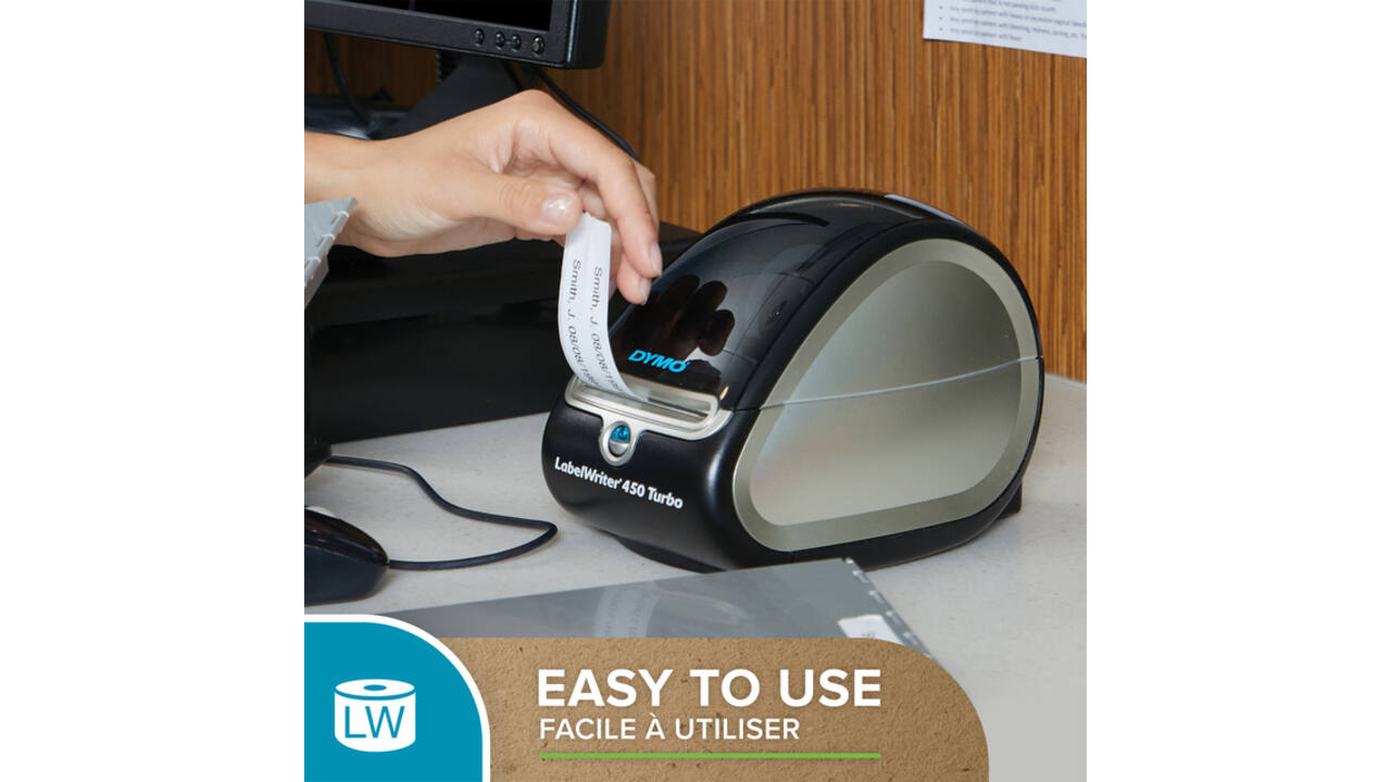 Etiket Dymo LabelWriter visitekaart 51x89mm 1 rol á 300 stuks wit