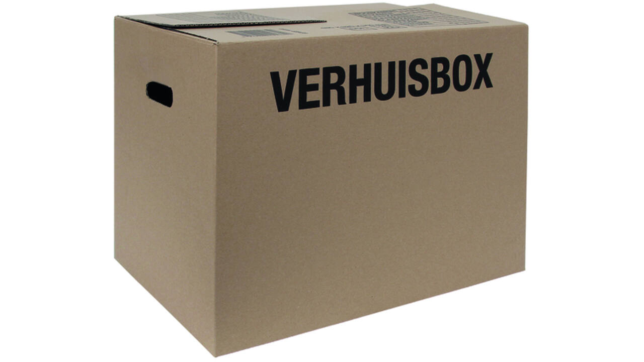Verhuisdoos IEZZY 480x320x360mm bruin 25 stuks 3mm
