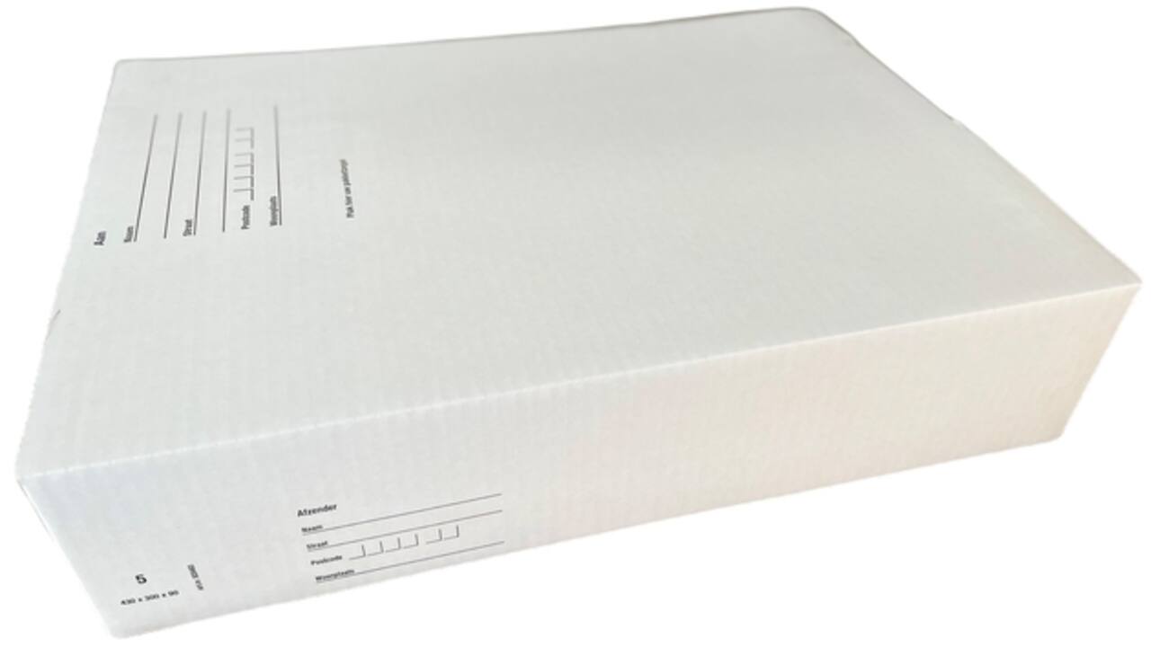 Postpakketbox IEZZY 5 430x300x90mm wit