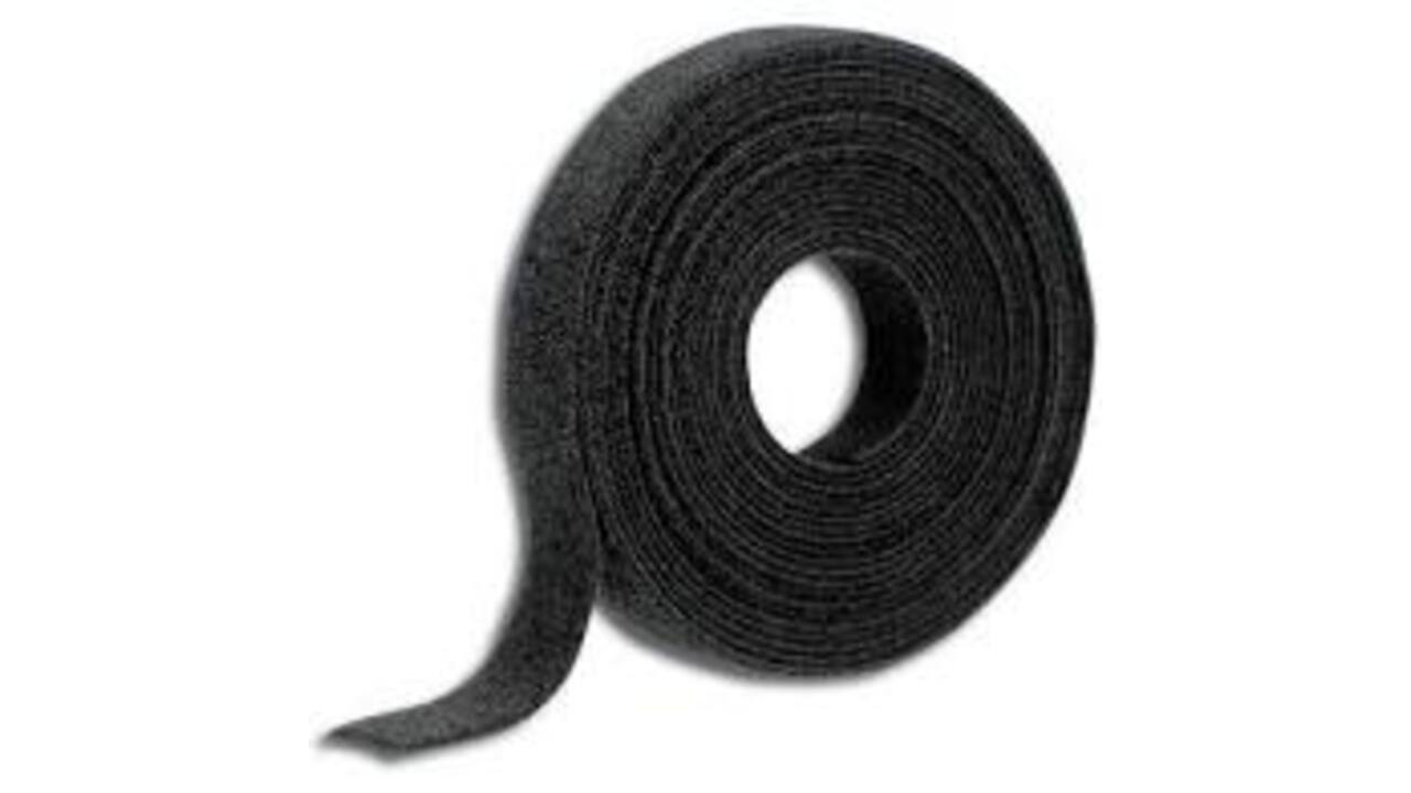 Klittenband IEZZY kabelbinder 2-in 1 13mmx10m zwart