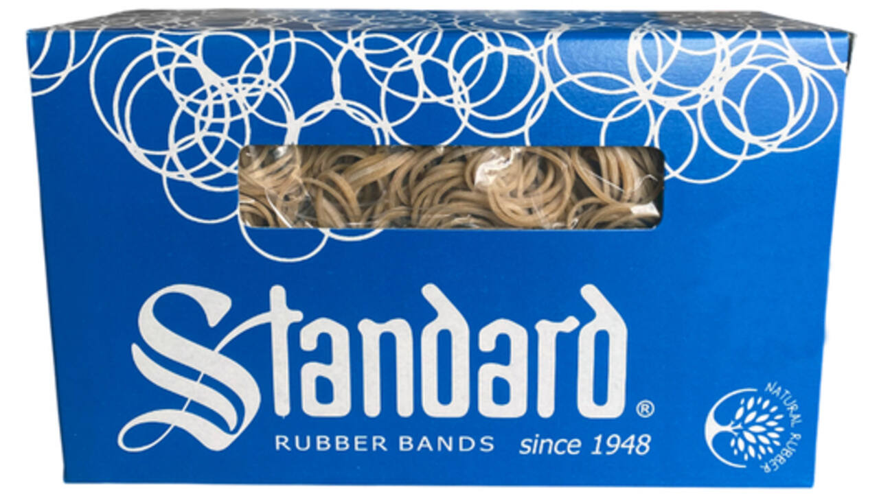 Elastiek Standard Rubber Bands 18 80x1.5mm 500gr 1660 stuks bruin