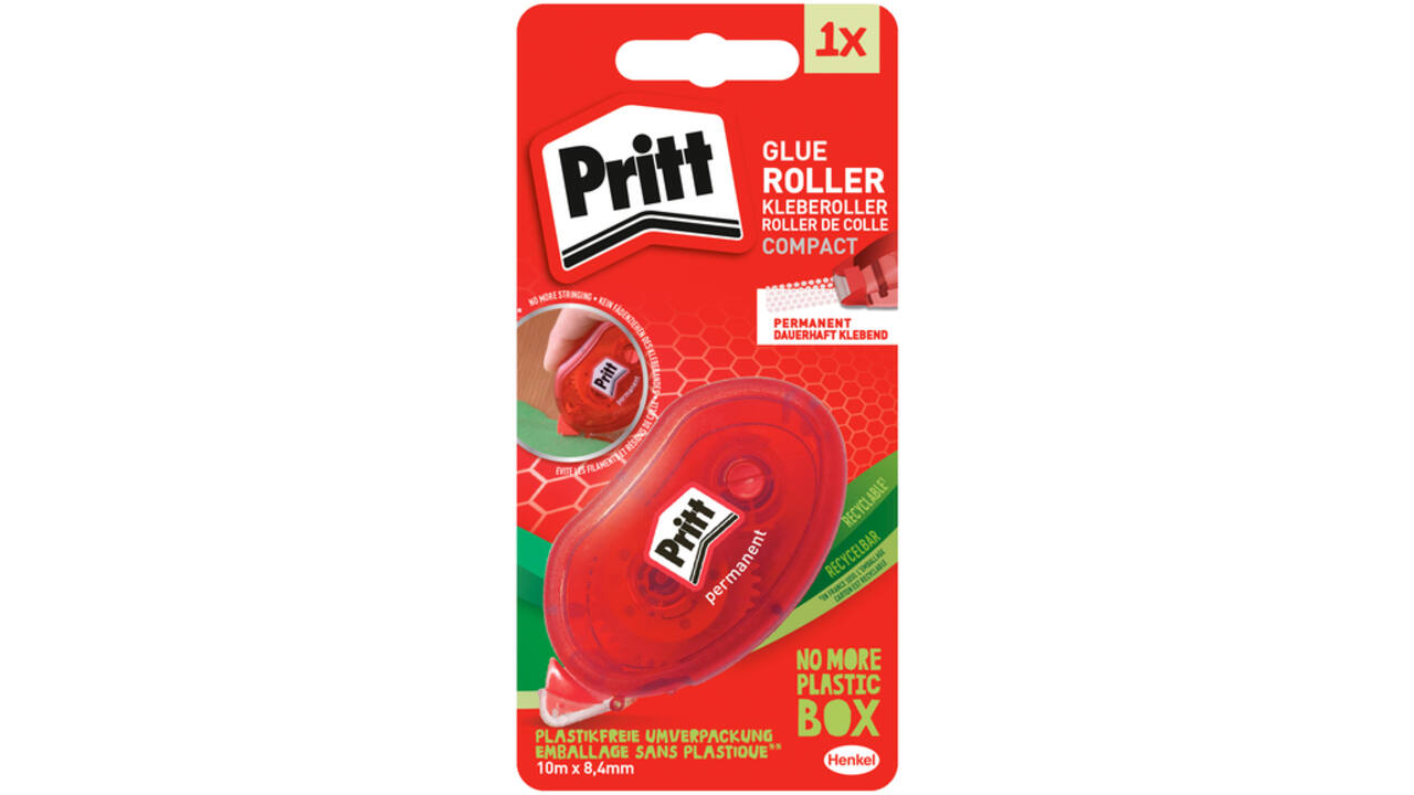 Lijmroller Pritt Compact permanent op blister