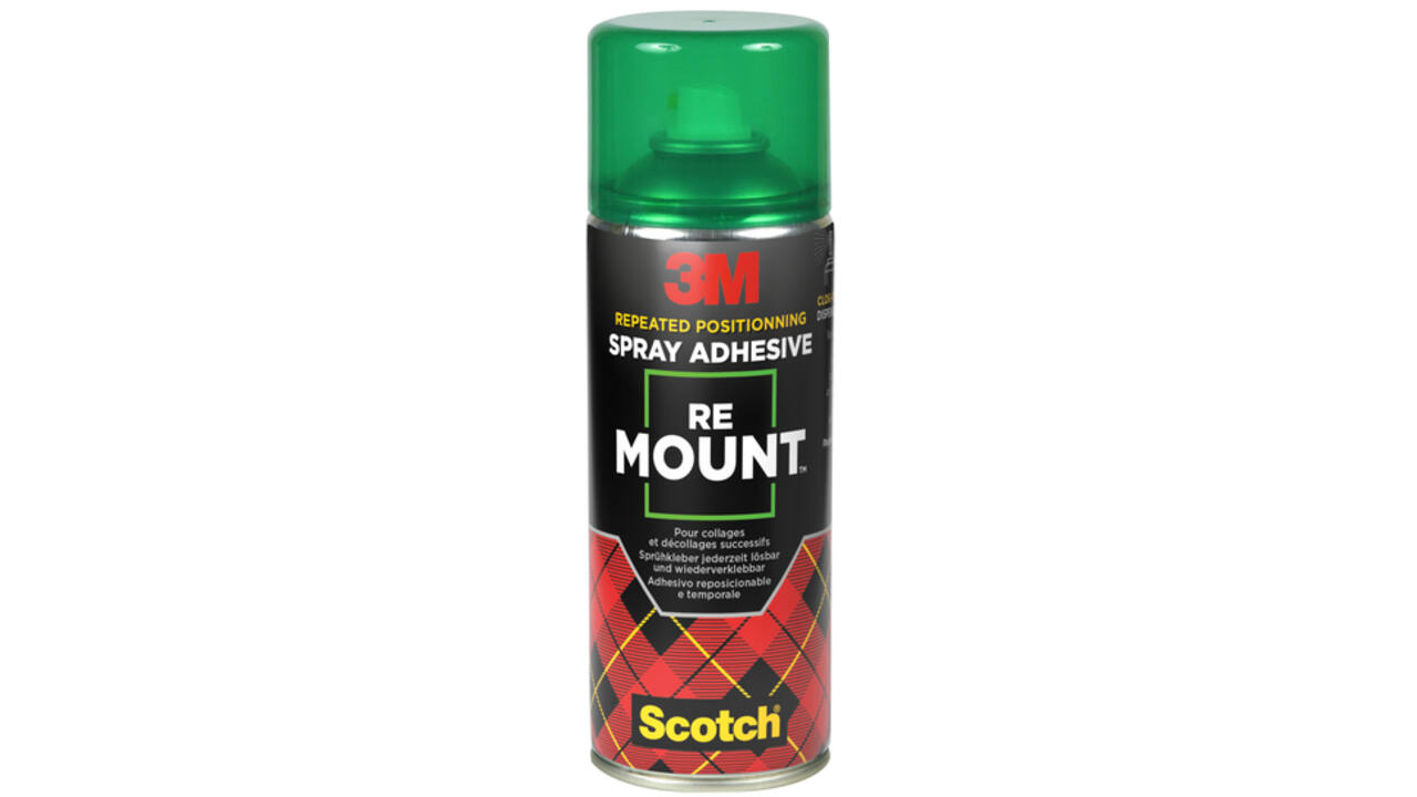 Lijm 3M remount spray spuitbus 400ml