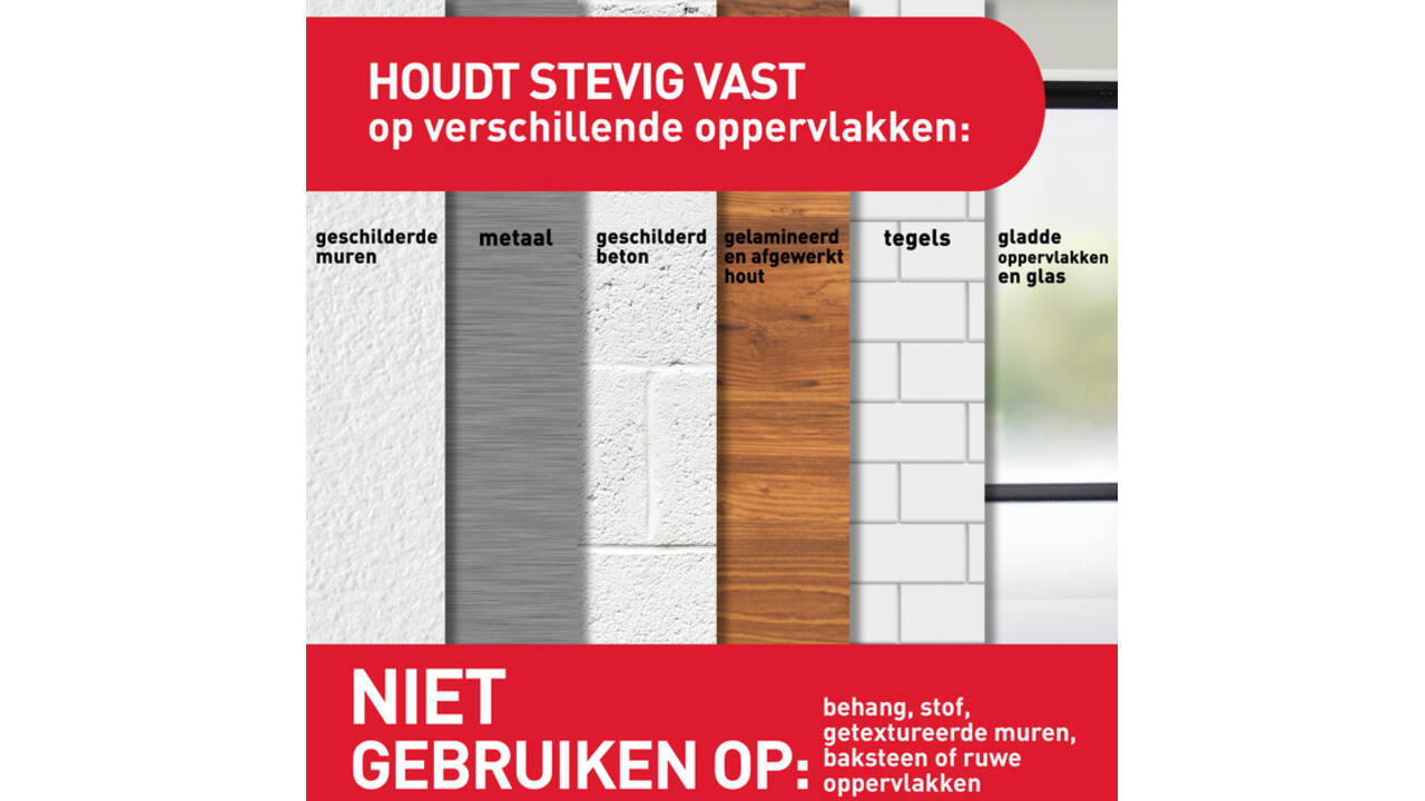 Bevestigingsstrip Command middelgroot klik vast 5,4kg zwart