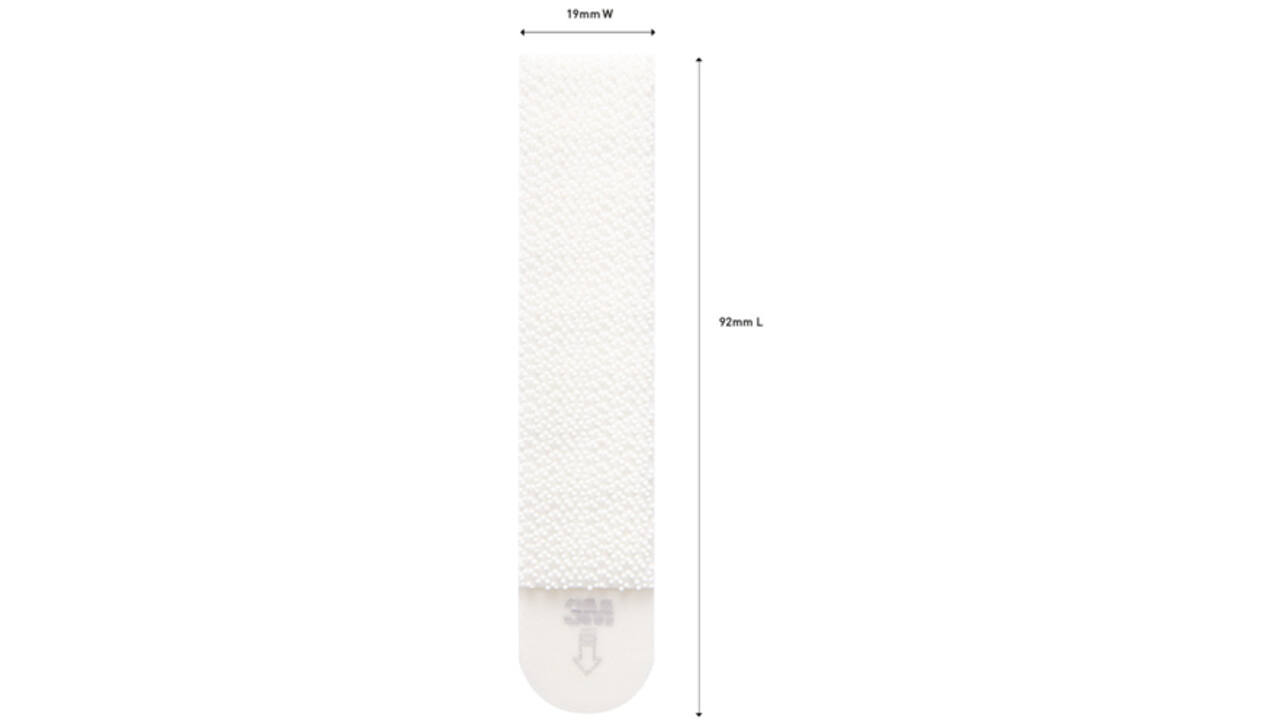 Bevestigingsstrip Command groot klik vast 7,2kg wit