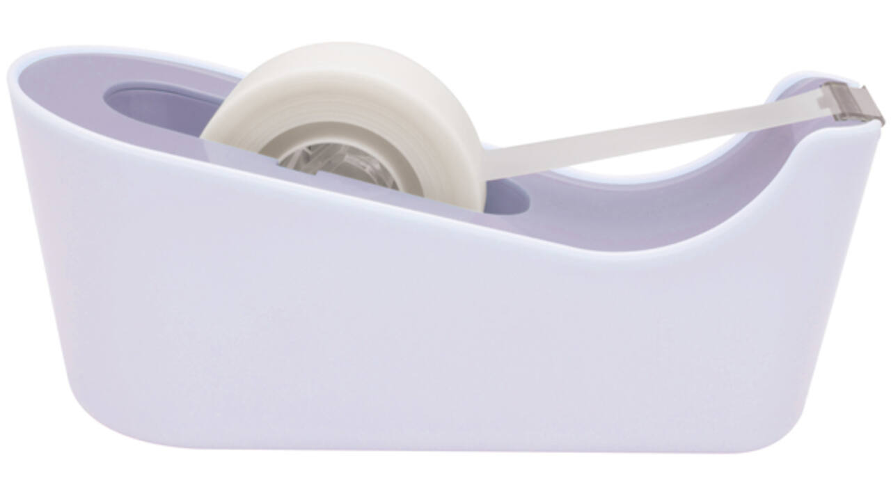 Plakbandhouder Scotch C18 lavendel + 1 rol magic tape 19mmx33m