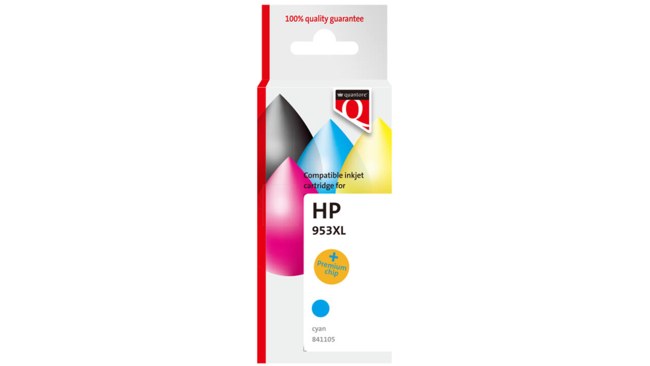 Inktcartridge Quantore alternatief tbv HP F6U16AE 953XL blauw