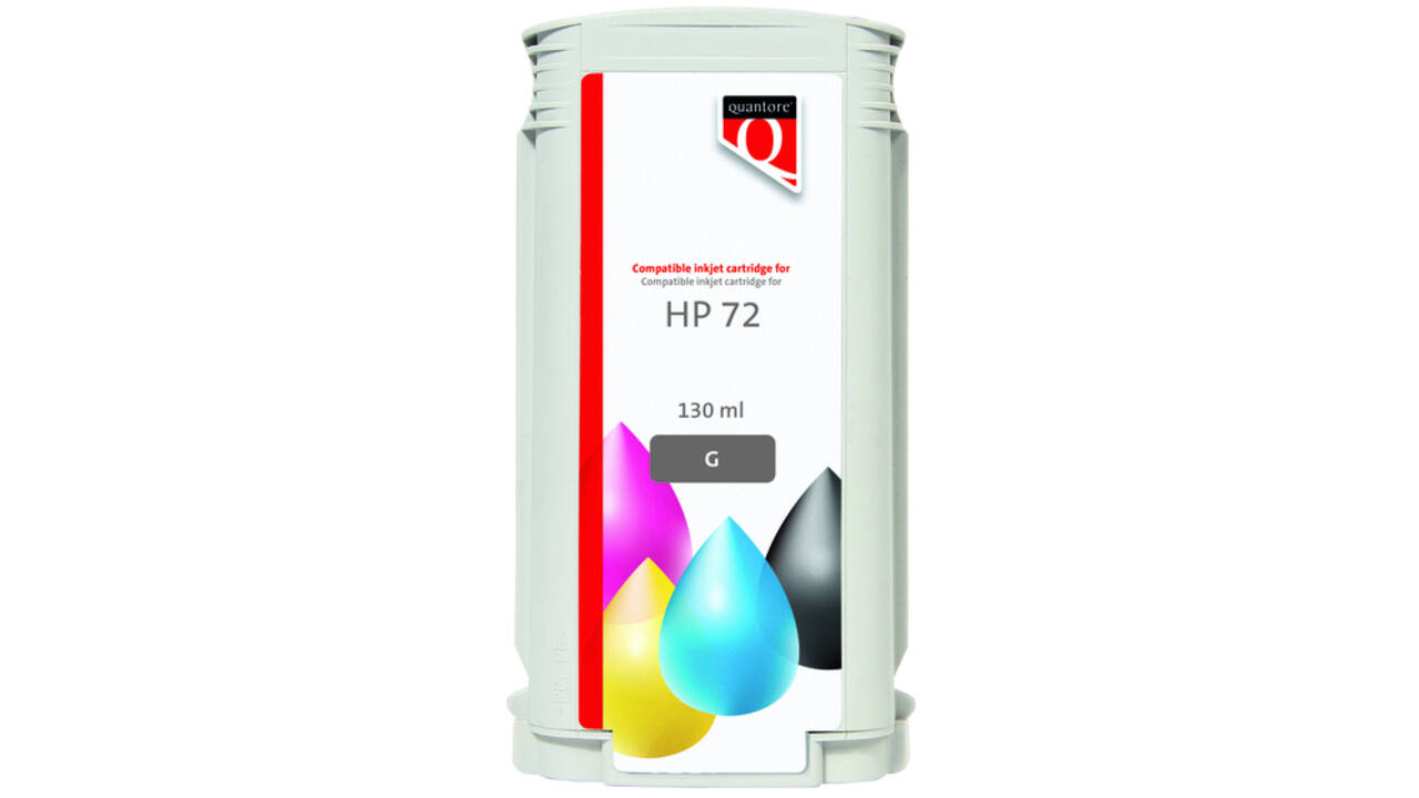 Inktcartridge Quantore alternatief tbv HP 72 C9374A grijs