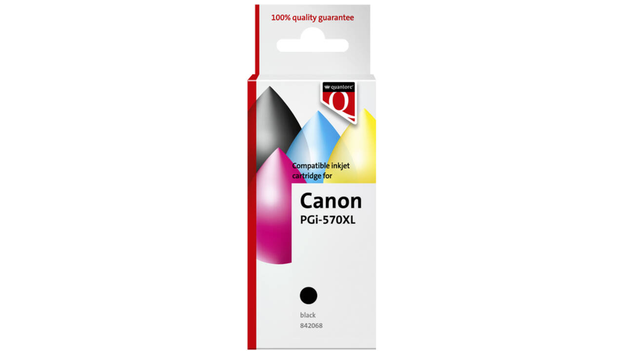 Inktcartridge Quantore alternatief tbv Canon PGI-570XL zwart HC