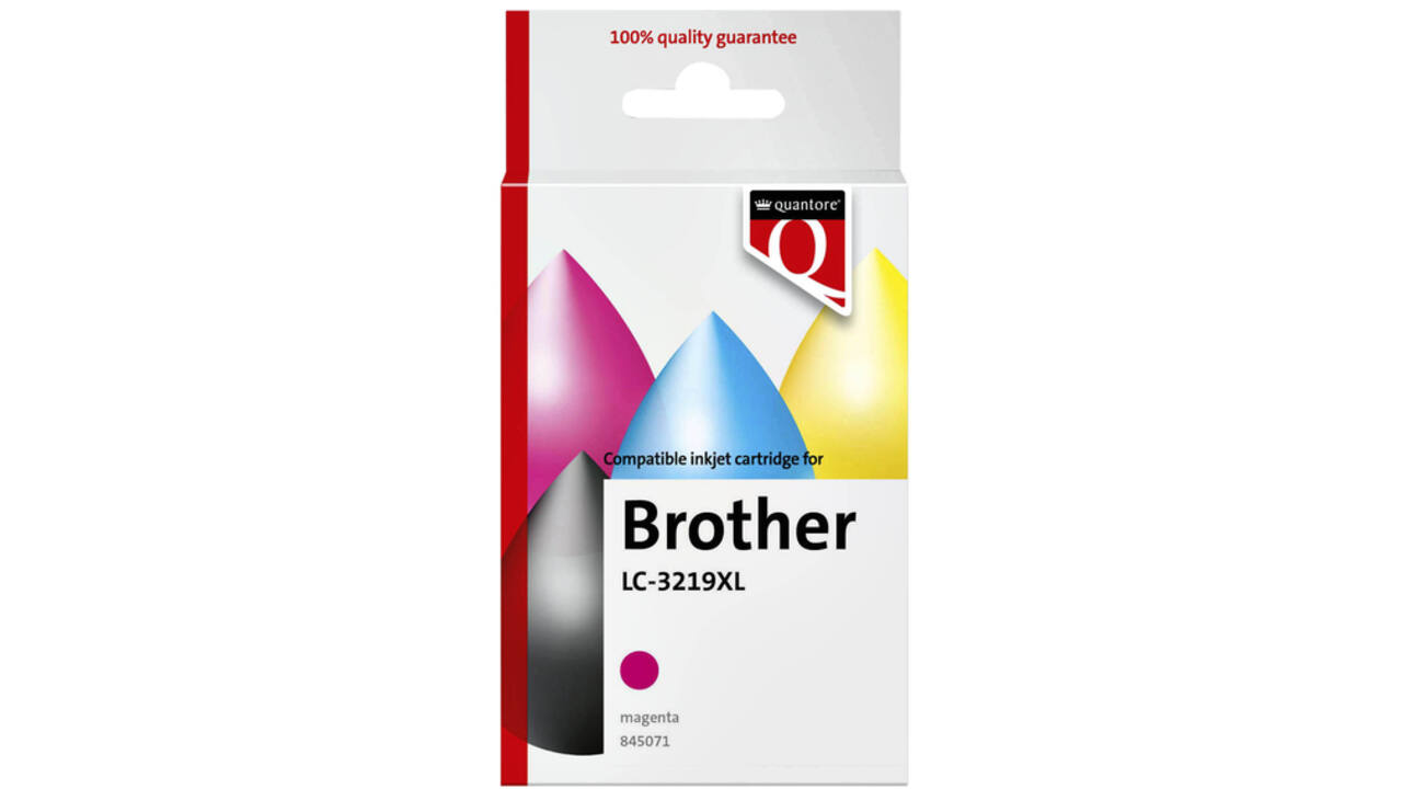 Inktcartridge Quantore alternatief tbv Brother LC-3219XL rood