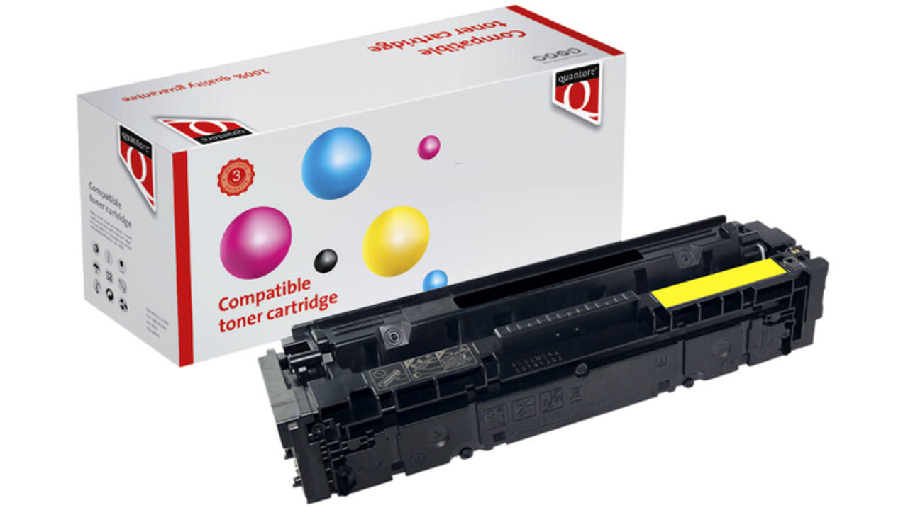 Tonercartridge Quantore alternatief tbv HP CF542X 203X geel