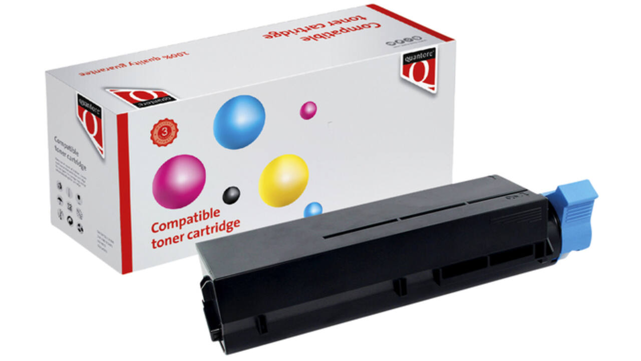 Toner Quantore alternatief tbv Oki 45807106 zwart