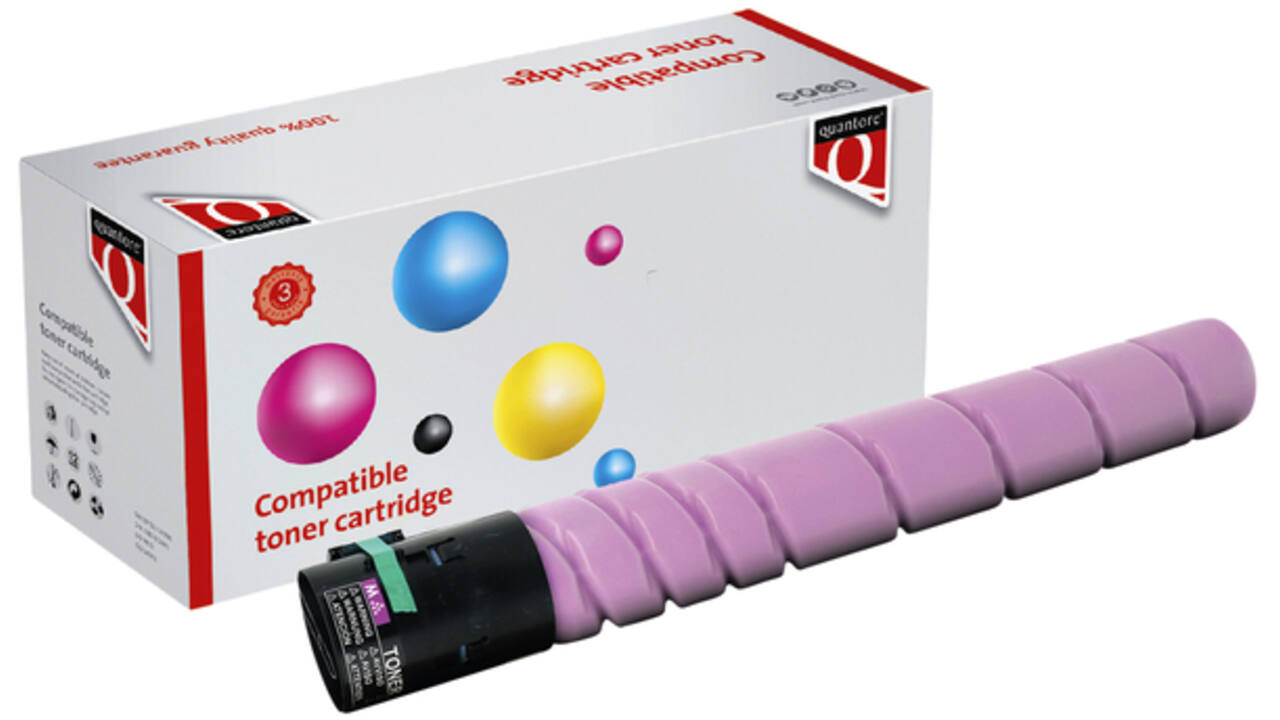 Toner Quantore alternatief tbv Konica Minolta TN-216M rood