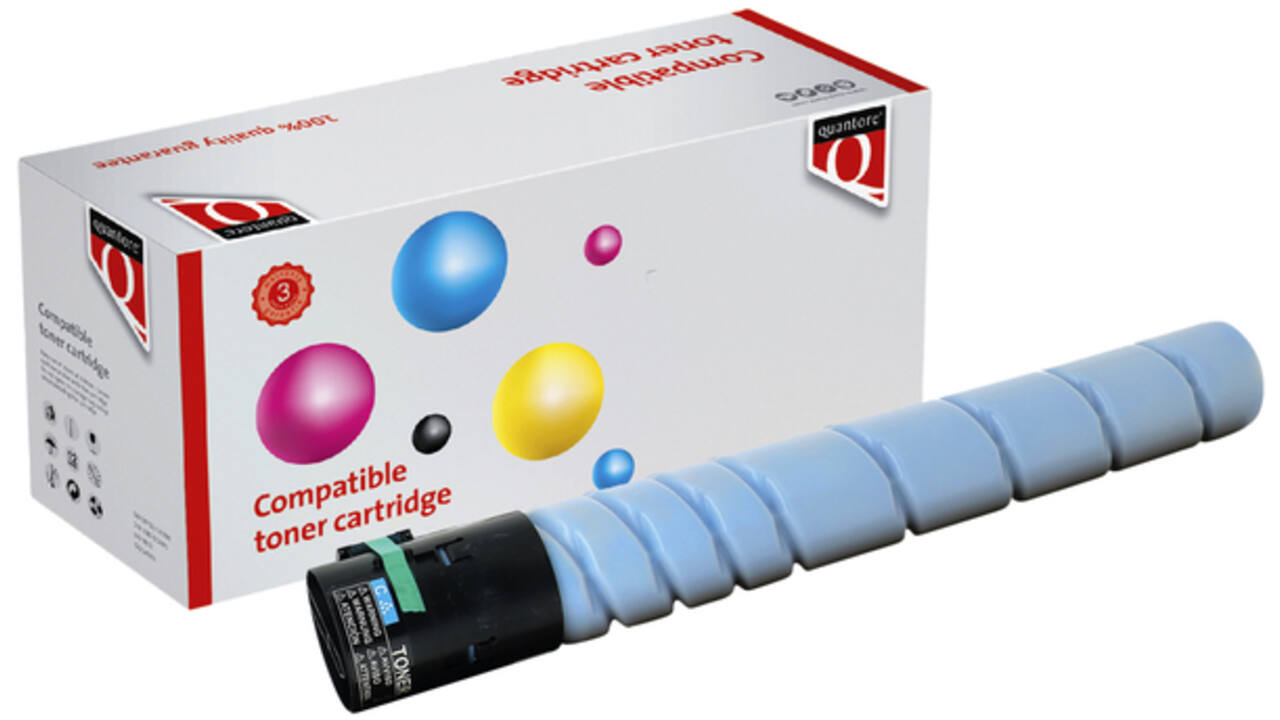 Toner Quantore alternatief tbv Konica Minolta TN-216C blauw