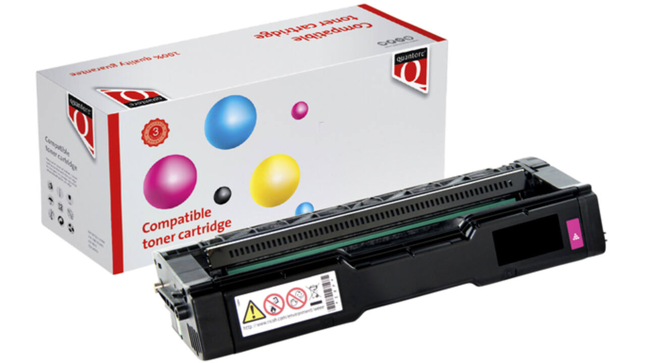 Toner Quantore alternatief tbv Ricoh 407545 rood