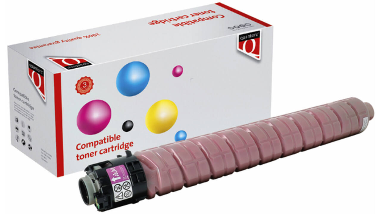 Toner Quantore alternatief tbv Ricoh 841819 rood