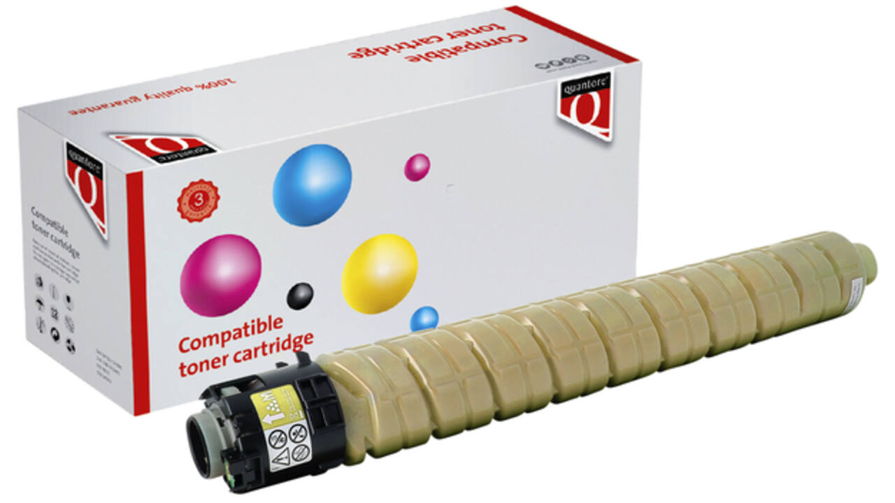 Toner Quantore alternatief tbv Ricoh 841818 geel
