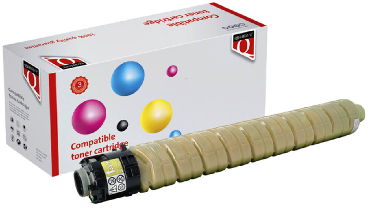 Toner Quantore alternatief tbv Ricoh 841926 geel