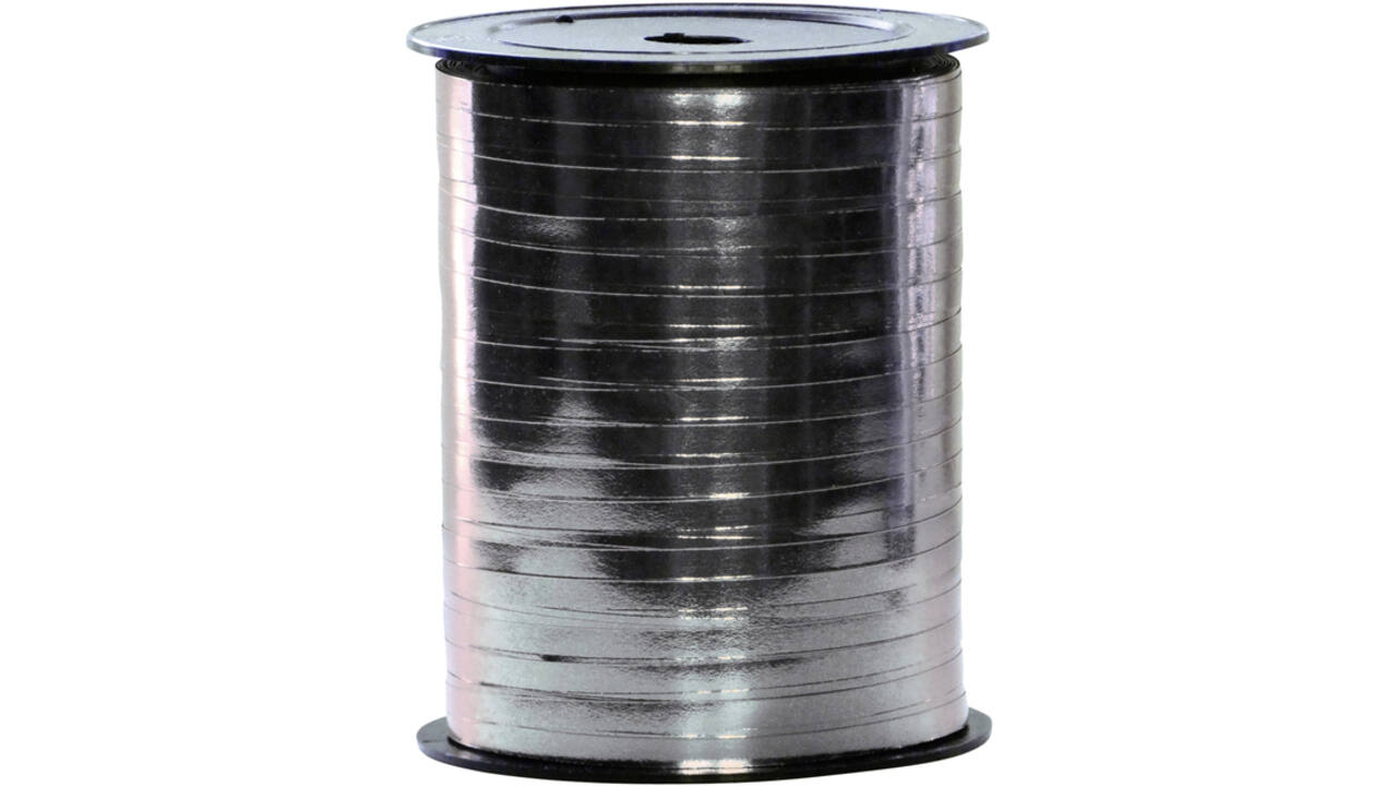 Polyband Haza 250mx5mm metallic zilver