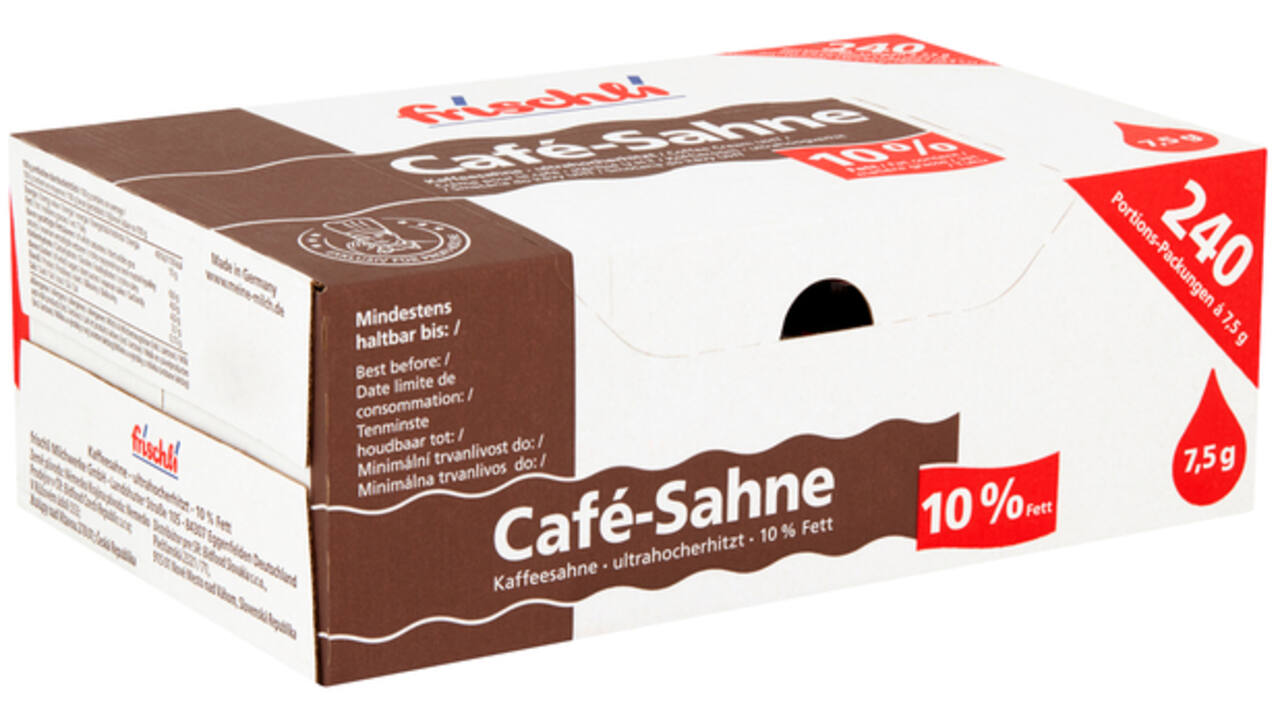 Koffieroom Frischli halfvolle melk 7,5 gram 240 cups