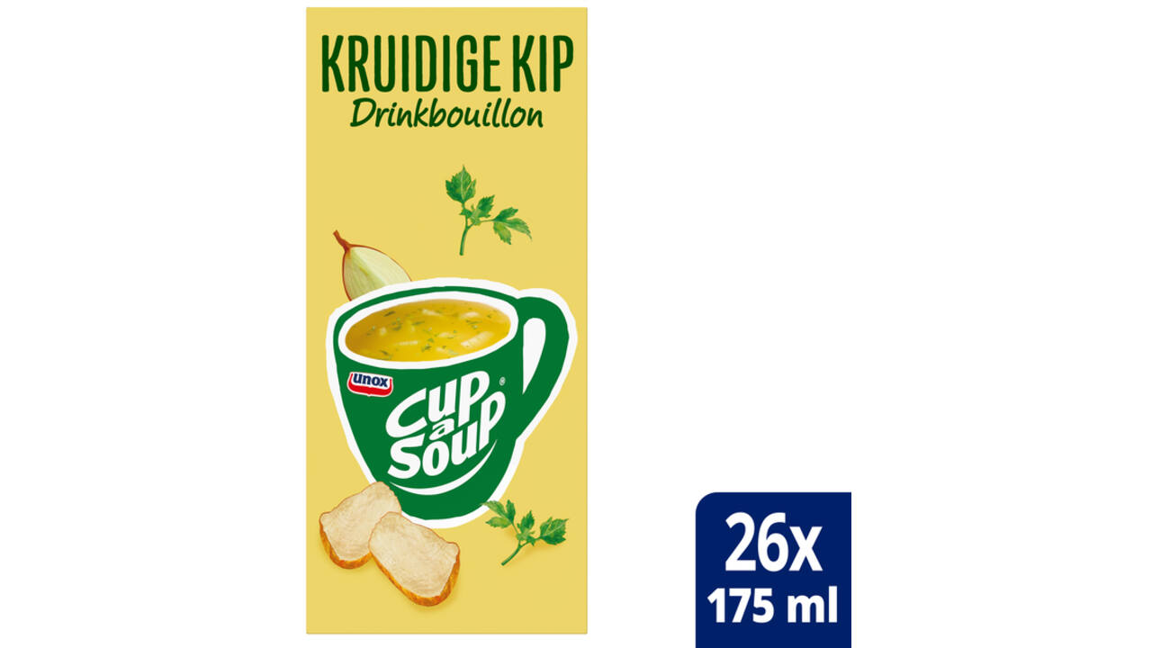 Cup-a-Soup Unox heldere bouillon kruidige kip 175ml