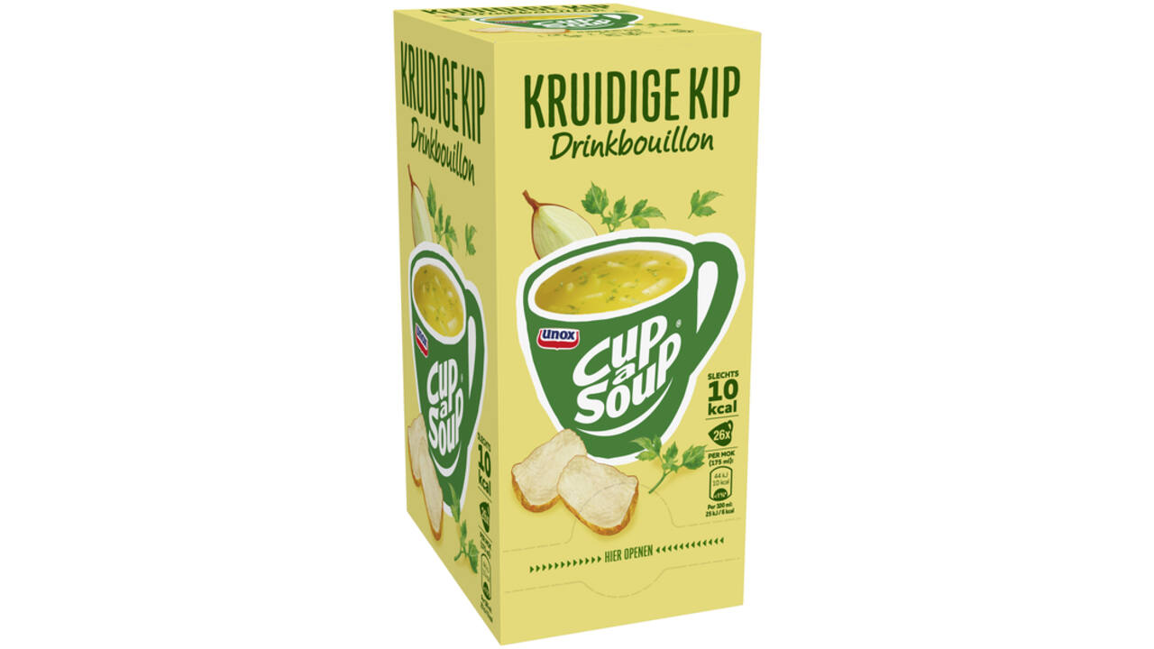 Cup-a-Soup Unox heldere bouillon kruidige kip 175ml