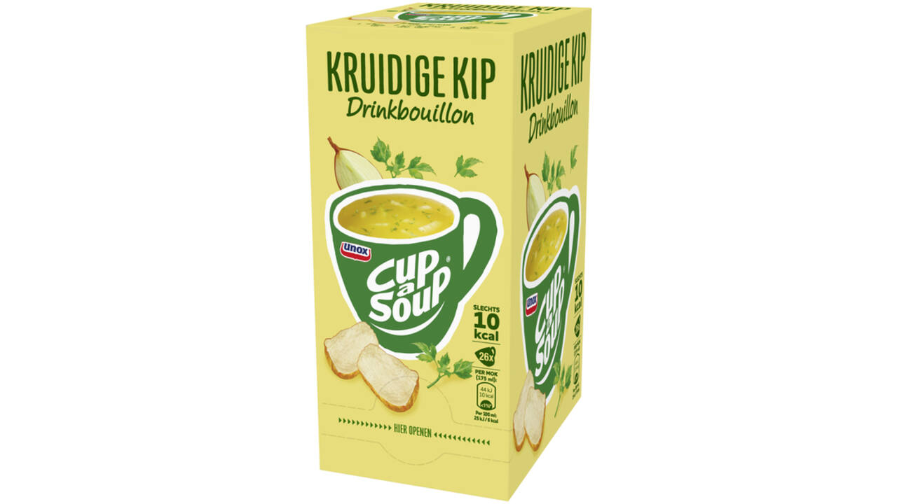 Cup-a-Soup Unox heldere bouillon kruidige kip 175ml