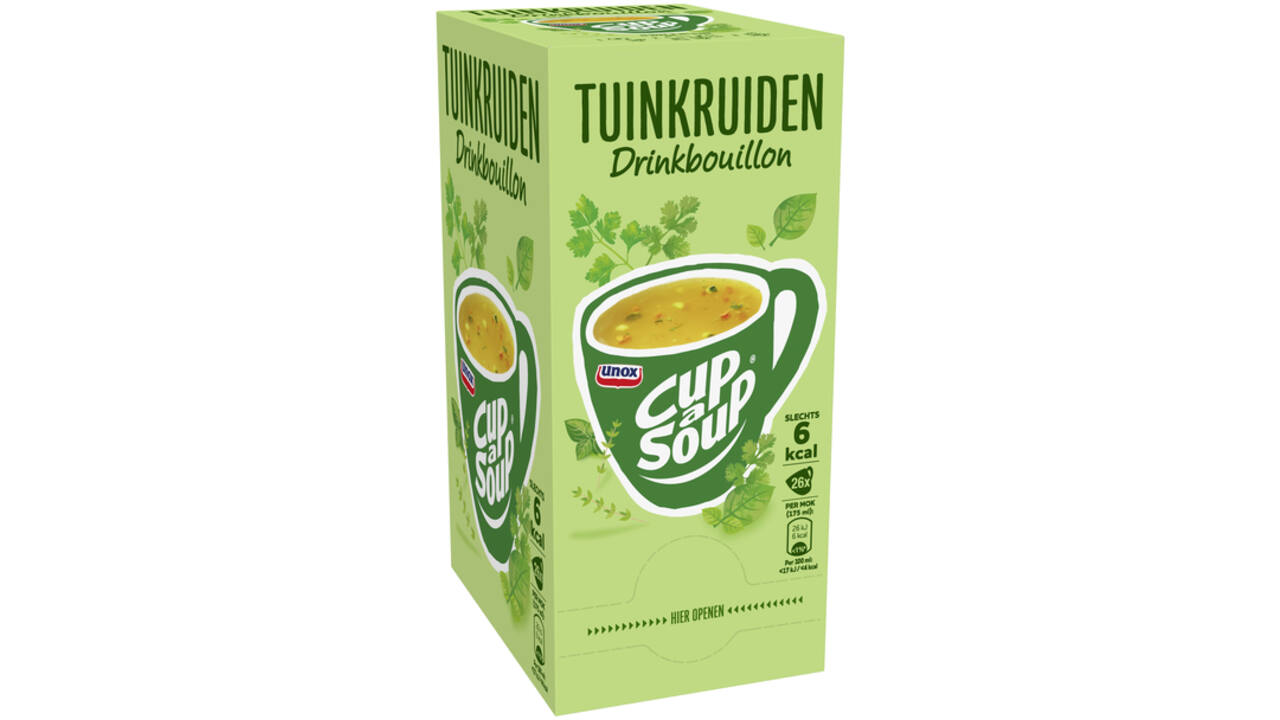 Cup-a-Soup Unox heldere bouillon tuinkruiden 175ml
