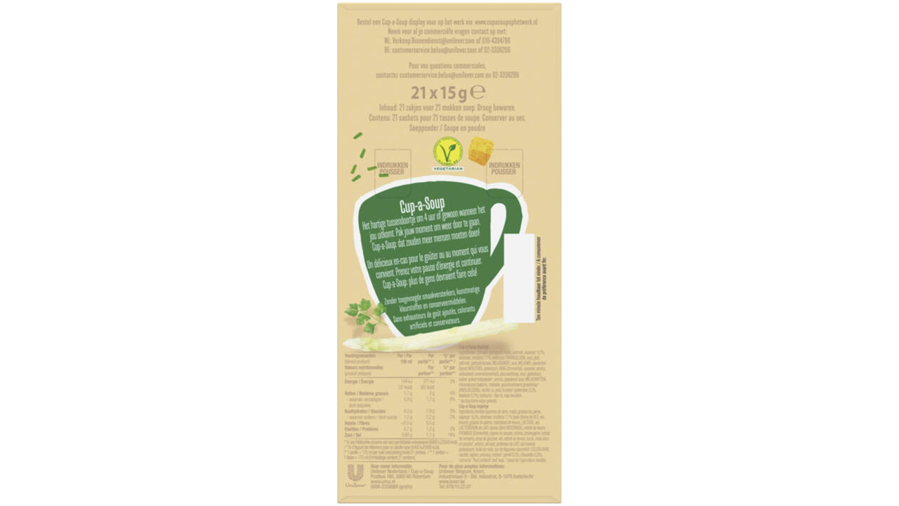 Cup-a-Soup Unox asperge 175ml