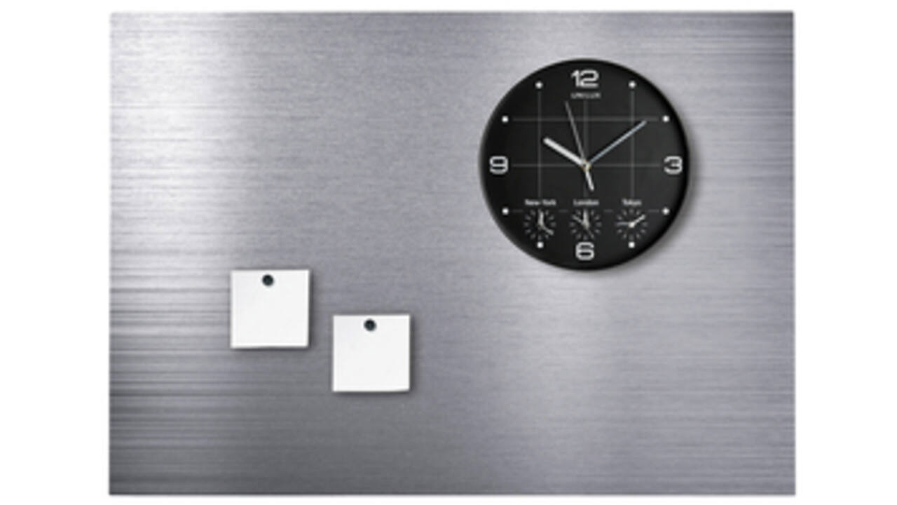 Wandklok Unilux On Time Ø 30.5cm zwart/wit