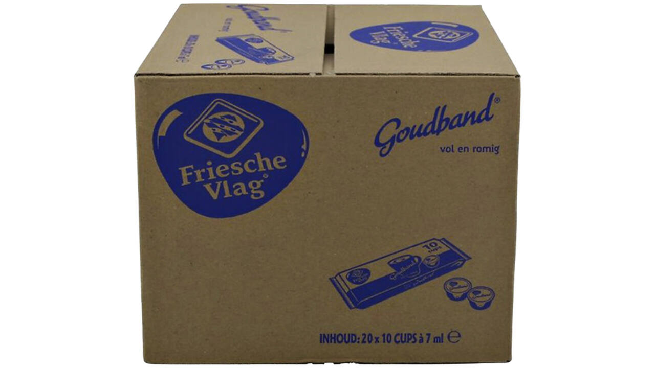 Koffiemelk Friesche Vlag goudband cups 10x7.5 gram